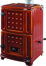 Resim Bekaş 913 Soba Çift Kapaklı Döküm Turbo Soba Ateş Tuğlalı 