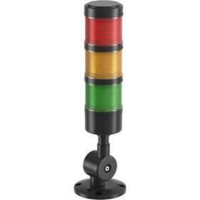 Resim Siron D014-3B 24V Dc Buzzer 3 Renk Ikaz Lambası 