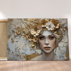 Resim Altın Büyük Taç - 120x80 ( Çok Satan ) 