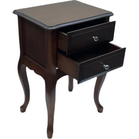 Resim Zerenland 2 Çekmeceli Telefonluk, Komidin, 2 Çekmeceli Komodin, Yan Sehpa 