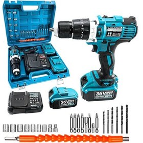 Resim Anadolu Strong ANS1054-M 36V 5Ah Li-ion Çift Akülü Darbeli Matkap Vidalama Seti 