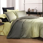 Resim Sarev Solido Tencel Çift Kişilik 200x220 Yeşil Nevresim Takımı 