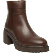 Resim Mammamia D25kb-8470 Günlük Topuklu Kahverengi Kadın Bot Kahverengi 