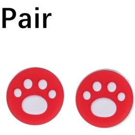 Resim 1 Çift Kırmızı Beyaz-nintendo Anahtarı İçin Lite Gamepad Denetleyici Kapağı Silikon Kaymaz Başparmak Sapları Sopa Kapakl 