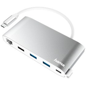 Resim Hama Usb C Hub Multiport 8 Ports 3 X Usb A 2 X Usb Hama