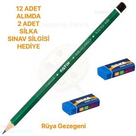 Resim Mercanlı Kurşun Kalem / 12 Adet Alımda 2 Adet Kalemtıraş Hediye Çok Renkli 