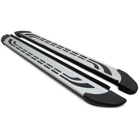 Resim Omsa Line Mercedes Gle 2016 Sonrası Faba Gri Yan Koruma Basamak 