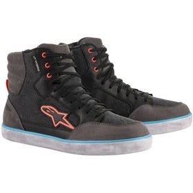 Resim Alpinestars J-6 Wp Kanvas Korumalı Motosiklet Botu Siyah 