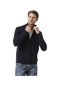 Resim Cipo & Baxx Cp282 Ultimate Zip Luxe Knit Men Sweater Navyblue 
