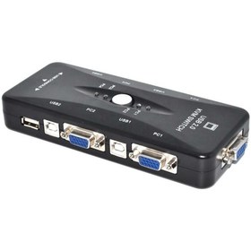 Resim Triline 4 Port Usb Kvm Switch 4pc Tek Monitör Kontrol 