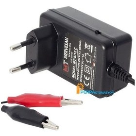 Resim Mervesan 6V-12V 1A Akü Şarj Cihazı 