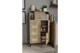 Resim Merlin Mobilya Astana 9 Bölmeli Kuru Bakliyat Saklama Kileri+Ekmeklik 