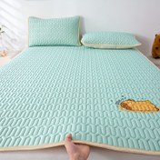 Resim 1 Adet Ultra Yumuşak Nefes Alabilen Soğutucu Yatak Örtüsü - Hipoalerjenik Polyester, Sevimli Karakter Desenli, Makinede Yıkanabilir & Katlanabilir, Çoklu Boyut ve Renk Seçenekleri, Sıcak Uyuyanlar İçin, AC Odalar, Oteller, Tüm Mevsimler Kullanımına Uygun, Otel Yatağı Aksesuarı, Oyun Dolu Dekoratif Yastık, Dayanıklı Kumaş, Rahat Uyku, Evde Uyuyanlar İçin 