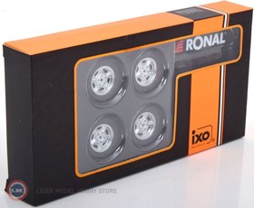 Resim 1:18 IXO Ronal GM Standlı Jant Lastik Seti 
