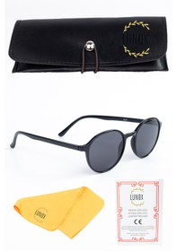 Resim Lunox LNX203 Floki Siyah Kemik Unisex Sürücü Gözlüğü 