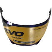 Resim Evo906 Çene Açılık Kask Camı Renkli Mavi Kn90614-2494 