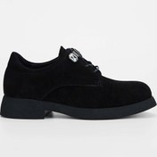 Resim Tamer Tanca Kadın Hakiki Deri Siyah Süet Casual Ayakkabı 775 3428 Bn Ayk Sk23/24 Sıyah Suet Siyah 