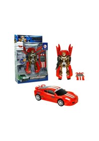 Resim Transformers Conversion Dönüşebilen Robot Araba Kırmızı 