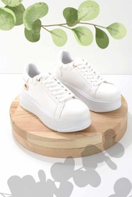 Resim Bambi Beyaz Kadin Sneaker K01991018009 Bambi