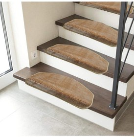 Resim Tufting Kendinden Yapışkanlı Merdiven Basamak Paspası / Halısı (512524862) 