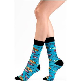 Resim Ozzy Socks Pop Desenli Çorap Çok Renkli 