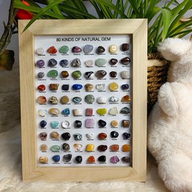 Resim 80 çeşit doğal mineral örneği: Kristal, akik, florit vb. klasik koleksiyonlar, ev dekorasyonu için uygun, akraba ve arkadaşlara hediye olarak uygun - Noel, Cadılar Bayramı, Paskalya, Şükran Günü ve Sevgililer Günü için uygun 