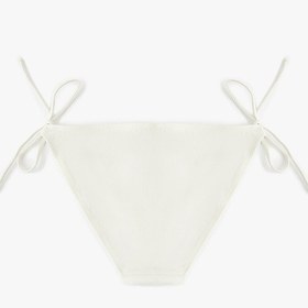 Resim Koton Astarlı Yanları İpli Bikini Altı Ekru 5sak00043mm Ekru 