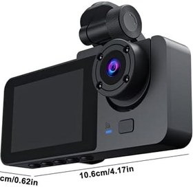 Resim 3 Kameralı /1080p Ultra Kaliteli/Wifi Özellikli/G-Sensör/Gece Görüş/Araç İçi Araç Kamerası 