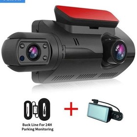 Resim Usb 2.0 Dash Kaydedici Kamera 3 Inç Araba Dvr Çift Kamera Video Kaydedici Hd1080p A68 Without Wıfı 24h None 