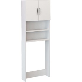 Resim F.L.Y. Beyaz Lange Çamaşır Makinesi Dolabı (FLY123005) 
