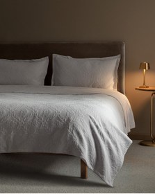 Resim Madame Coco Floralies King Size Yatak Örtüsü - Lüks Koleksiyon - Gri Yo0000000031 Gri 