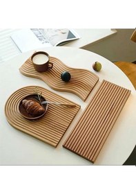 Resim Ahşap Sunum Tahtası , Ahşap Servis Tabağı , Ahşap Kesme Tahtası Ahşap 