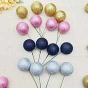 Resim 20'li Paket Pırıltılı Köpük Dekoratif Toplar - Güç Gerekmez, Tüysüz, Noel, Sevgililer Günü, Doğum Günü ve DIY El Sanatları Parti Dekorasyonları İçin İdeal 