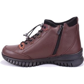 Resim Dagoster Dza07-122042651 Kahve Günlük Düz Taban Deri Kadın Bot 001 