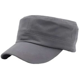 Resim Uniquetrenders Unisex Pamuklu Castro Şapka Gri 