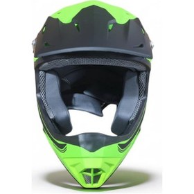 Resim Asistan Full Face Tam Korumalı Kask 53-54 Yeşil 