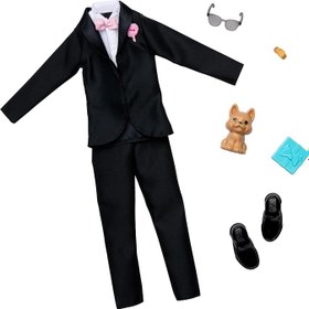 Resim Barbie ve Ken Fashion 2 Packs Damat Aksesuarları HWV77 