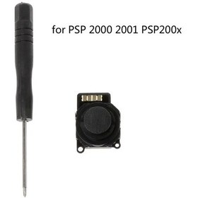 Resim Psp 2000 2001 200x Konsolu 85dd İçin Siyah Yedek Joystick 3d Og Başparmak Çubuğu 