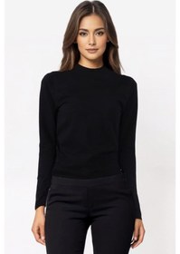 Resim Parlingerie Kadın Uzun Kollu Balıkçı Yaka Body Siyah 