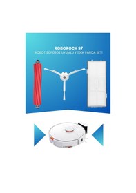 Resim Roborock S7 Robot Süpürge Uyumlu 3lü Yedek Parça Seti 