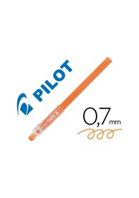 Resim Pilot Frixion Ball Stick Roller Silinebilir Jel Kalem 0.7 mm Turuncu F04-O 6 Adet 