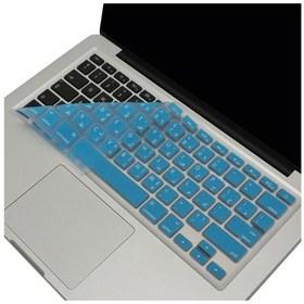 Resim Arapça Klavye Apple Uyumlu MacBook Air Pro Klavye Koruyucu Ustip Eski Usb'li Model 2008/2017 İle Açık Mavi 