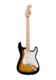 Resim Squier 0373152503 Sonic Stratocaster Elektro Gitar 2-color Sunburst Akçaağaç Klavye Klasik Sunburst Ve Seramik Manyetikler 