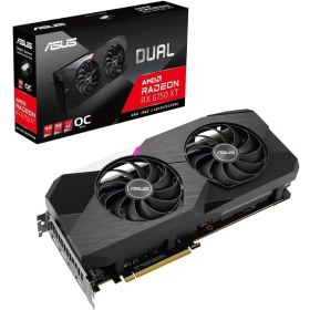 Resim Asus Dual Radeon Rx 6750 Xt Oc 12GB Gddr6 192BIT Amd Gamin (Oyuncu) Ekran Kartı 