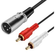 Resim Xlr Erkek -2 Rca Erkek Kablo 3 metre 