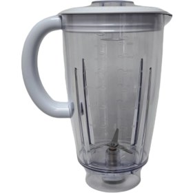 Resim AR1044 Prostar 1000 Elektronik Mutfak Robotu Için Orijinal Komple Hazne Beyaz 