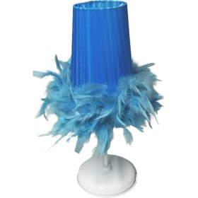 Resim Tüylü Erkek Kız Çocuk Odası Yatak Odası Abajuru Renk Seçenekli 