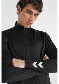 Resim Hummel Tınsel Fermuarlı Sweatshırt 922318-2001 Siyah 