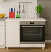 Resim UMGMOBİLYA Ankastre Fırın Ve Ocak Dolabı Set Üstü Ocak Dolabı Çok Amaçlı Dolap Mutfak Dolabı 