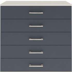 Resim Arges Şifonyer 5 Çekmeceli 88x30x96 Aytaşı-antrasit Aytaşı 